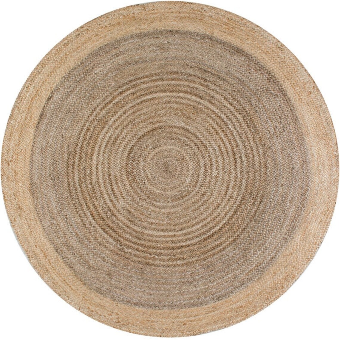 4x4 5x5 6x6 7x7 8x8 Ft. Round Jute Rug in Palm/Hemp Etsy