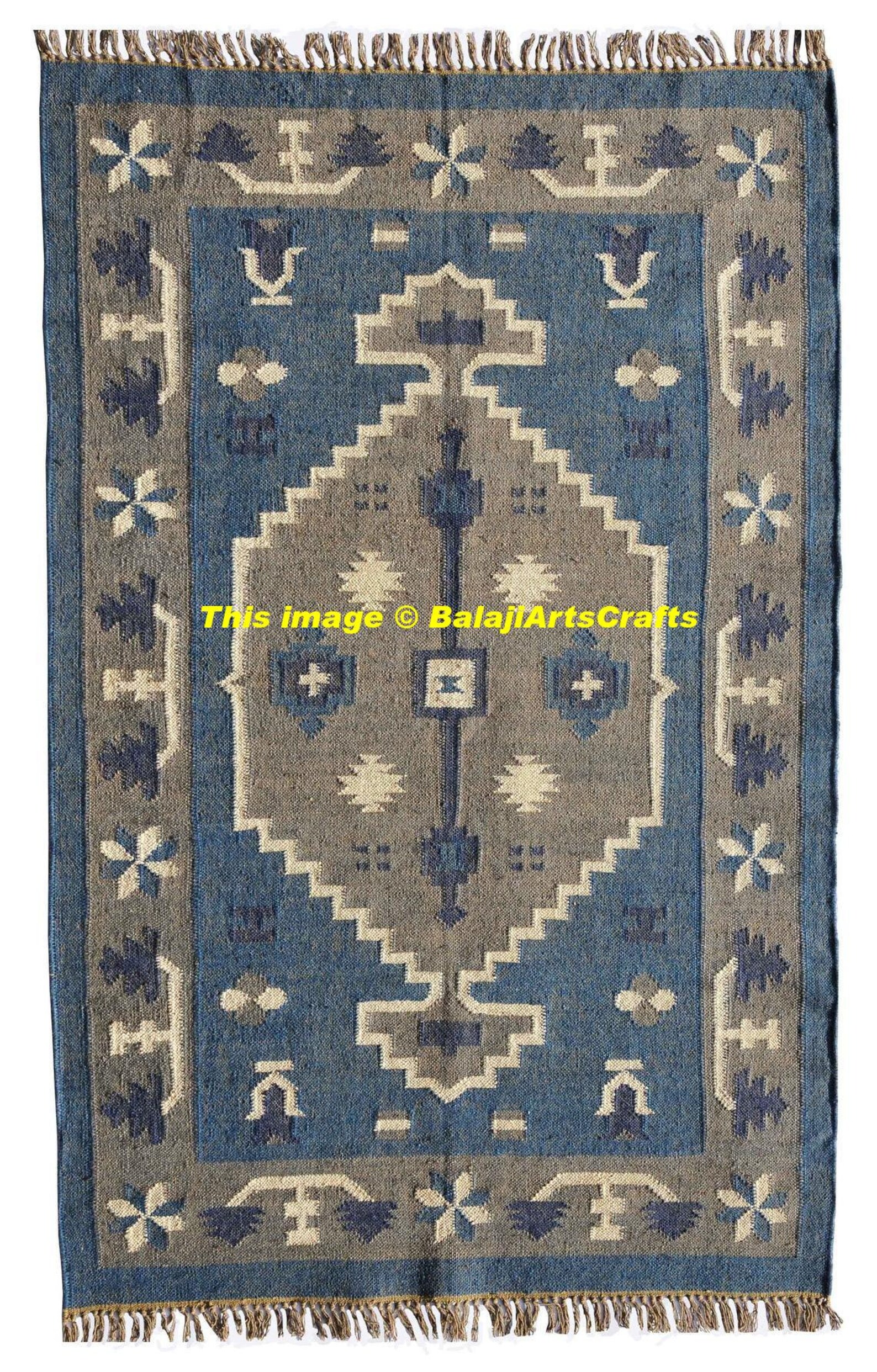 Jute rug 8x10 Farm house area rug Natural boho rug Living Etsy