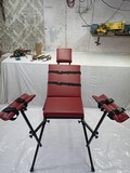 Mature / Bdsm Spanking Chair Wine Color
