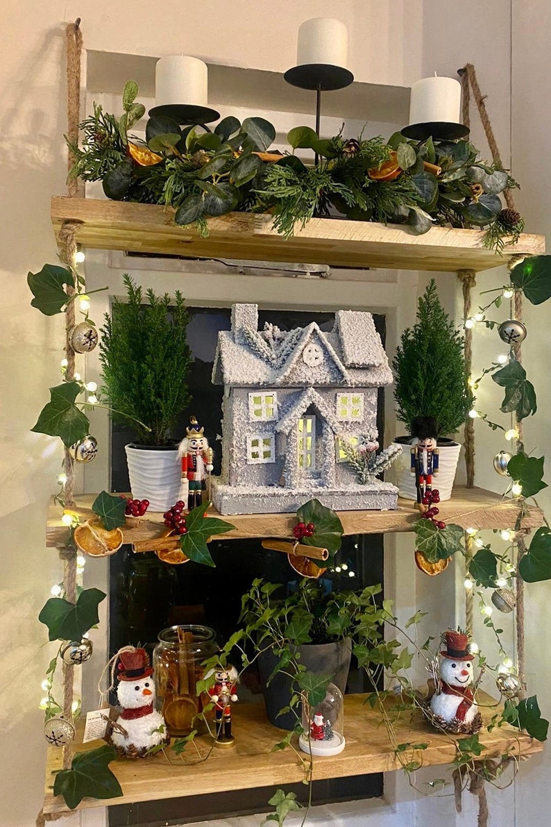 Window & Wall Shelving Display With Three Shelf Units Etsy