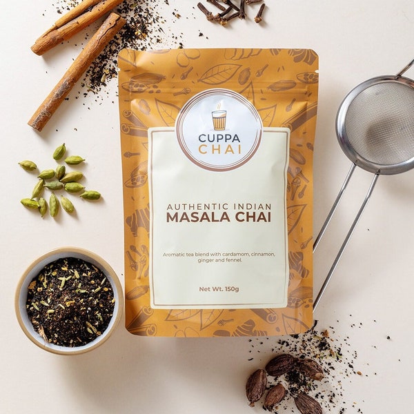 150g Authentic Indian Chai Tea Spice Mix! | Indian Masala Tea | Cuppa Chai | Large bag