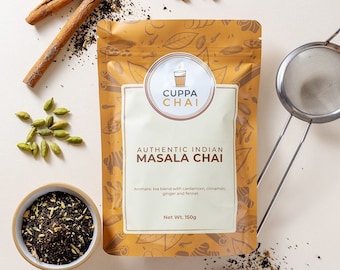 Authentic Indian Masala Chai Tea Spice Mix (150g) | Perfect Christmas Gift!