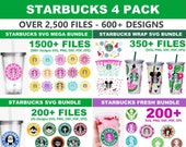 2500 Starbucks FOUR PACK Bundle