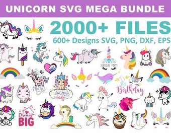 Download Unicorn Svg Bundle Etsy