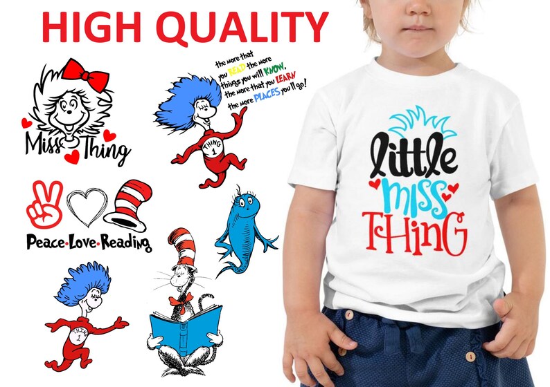 Download 100 Dr. Suess Bundle SVG PNG DXF Teacher Cute File Svg for | Etsy
