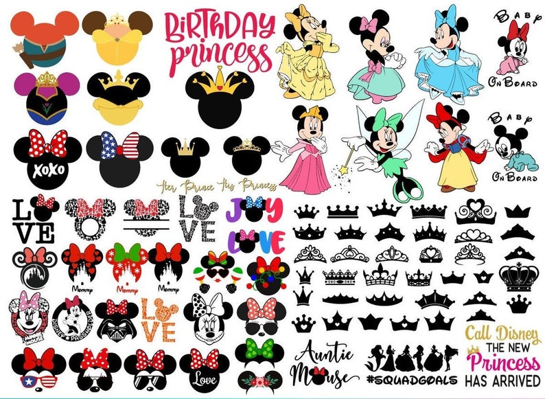 Download 7000 Disney Princess SVG Mega Bundle | Etsy