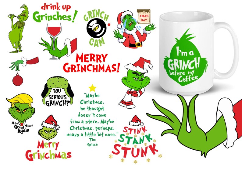Download 1500 Grinch SVG Mega Bundle | Etsy