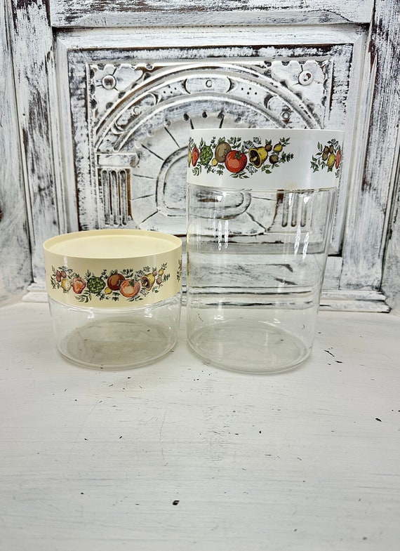 vintage pyrex canister set