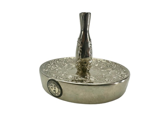 Silver Plated Ring Holder Dish, - image 2