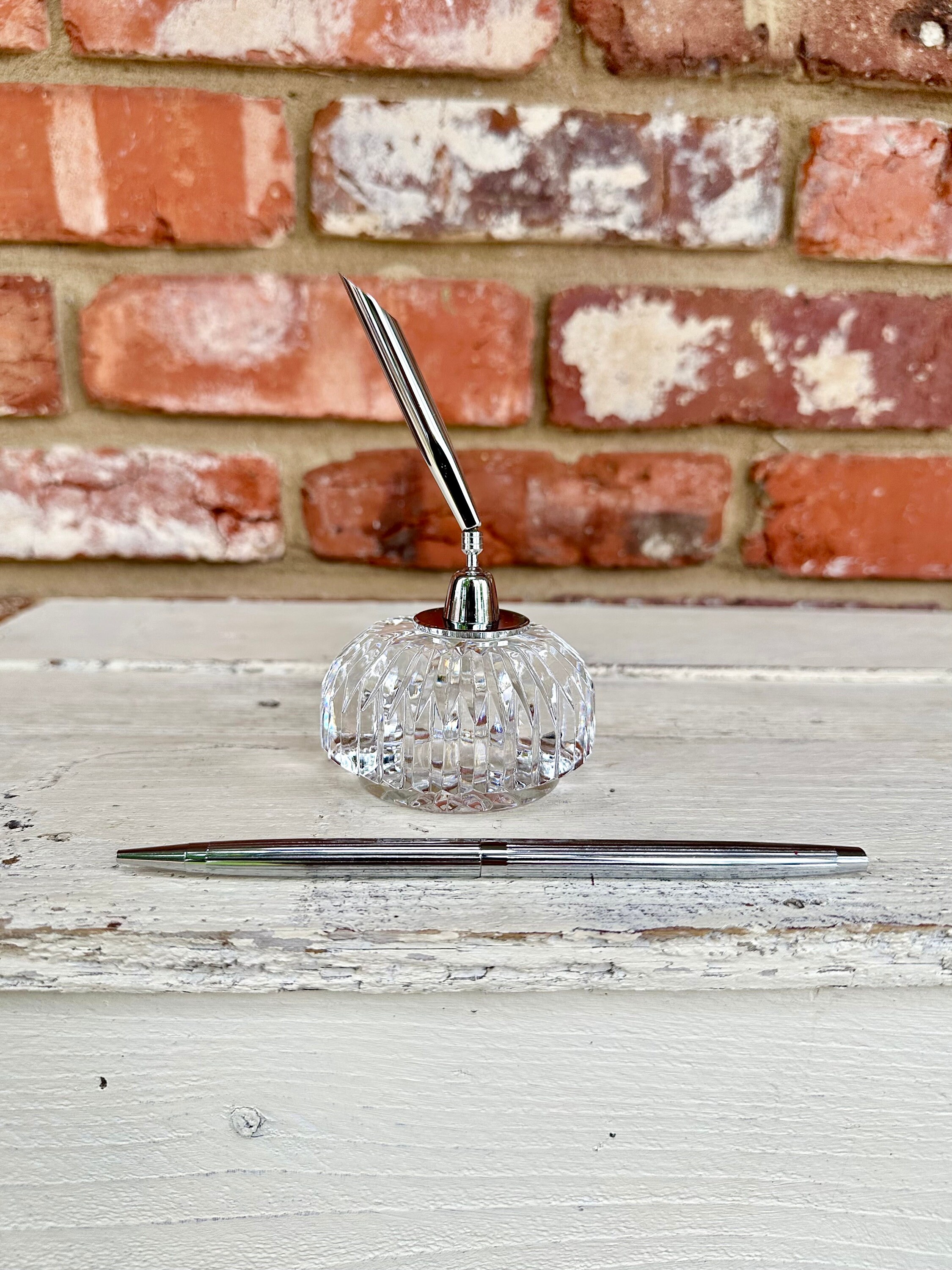 Waterford Crystal Pen Holder (DEB) Waterford Crystal Pen Holder (DEB)