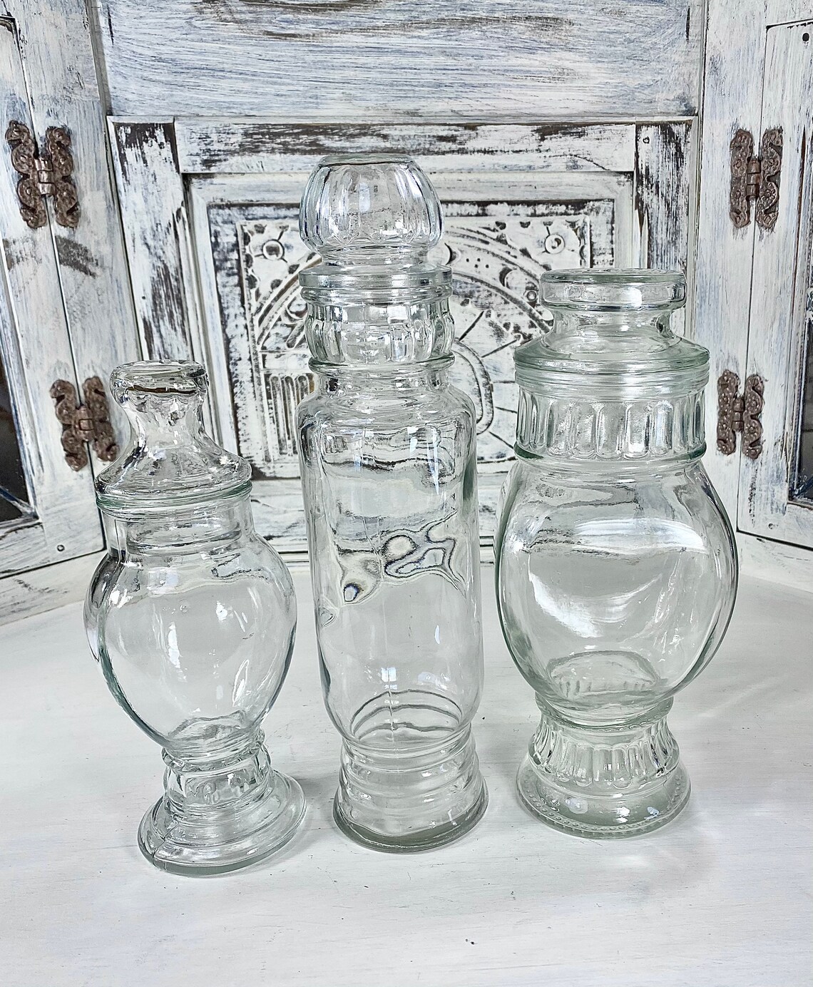 Vintage Candy Jars Apothecary Jars Brachs Candy Jars Etsy