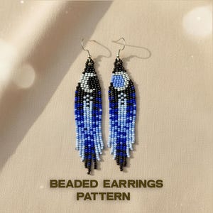 Patroon maankraaloorbellen: asymmetrische franje, steensteek (pdf-tutorial)