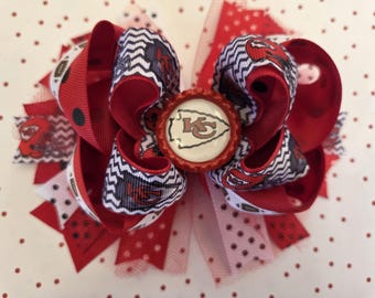 KC Chiefs Hair Bow
