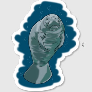 Manatee Sticker