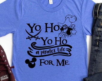 Pirate Shirt, Disney Family Vacation Shirts, Disneyworld Matching Tees Men Women Kids, Disneyland Pirates