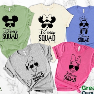 Disney Family Shirts, Disney Squad 2025 Shirts, Family Disneyland Shirts, Disneyworld Shirts 2025, Disney Shirts, Disney World Shirts