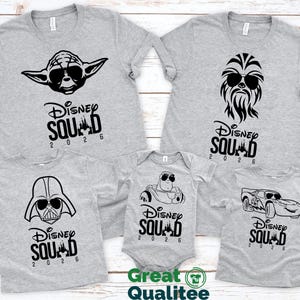 Disney Family Shirts, Disney Squad 2026 Shirts, Family Disneyland Shirts, Disneyworld Shirts 2026, Disney Shirts, Disney World Shirts
