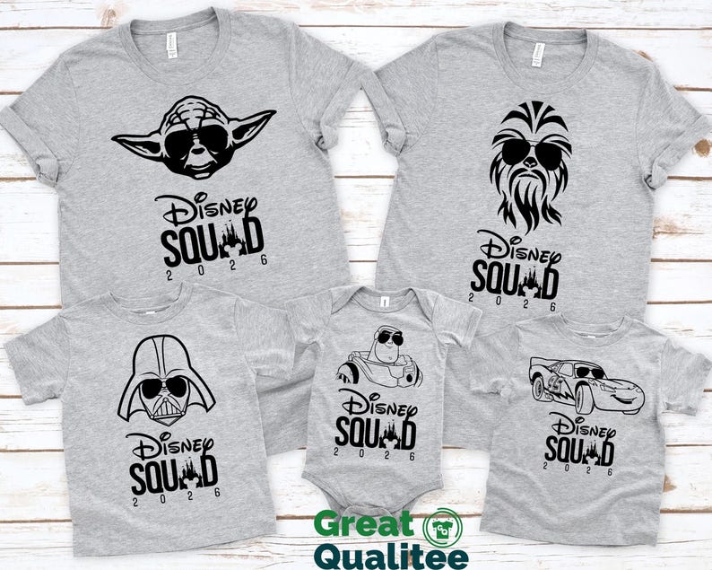 Disney Family Shirts, Disney Squad 2026 Shirts, Family Disneyland Shirts, Disneyworld Shirts 2026, Disney Shirts, Disney World Shirts