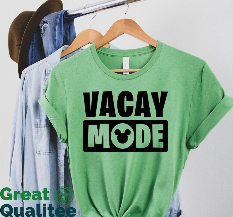 Vacay Mode Disney Shirt, Disneyworld Shirts, Disneyland Family Shirts, Disney Vacay Mode Trip Matching Tees