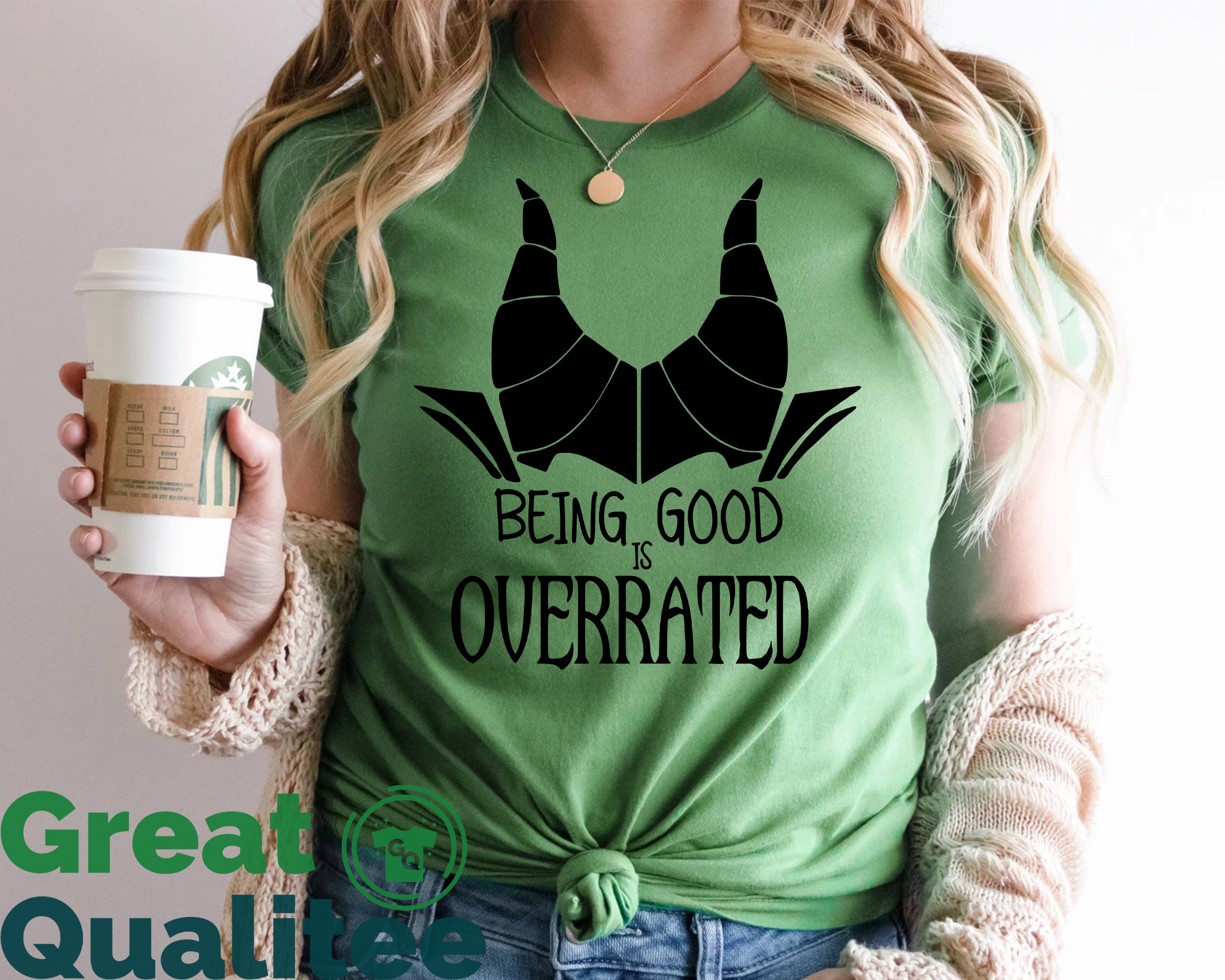 Disney’s Being Good is Overrated, Disney Women Halloween Party Shirt, Maleficent Shirt, Disney Villains, Descendants Shirt, Wdw Shirt