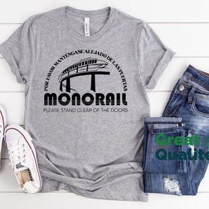 Monorail Disney Shirt, Monorail Disneyworld Family Shirt, People Mover Tee, Please Stand Clear Disney World Shirt