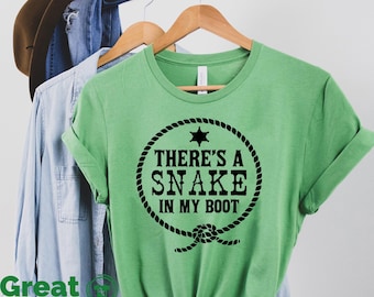 There's A Snake In My Boot Shirt, Toy Story Shirt, Disney Shirts for Women, Toy Story Kids Tees, Disneyworld shirt, Woody shirt