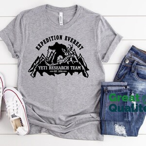 Disney Animal Kingdom Expedition Everest Shirt, Disney Family Yeti Matching Shirts, Disney World Disneyland Vacation Trip Shirts