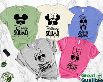 Disney Family Shirts, Disney Squad 2026 Shirts, Family Disneyland Shirts, Disneyworld Shirts 2026, Disney Shirts, Disney World Shirts