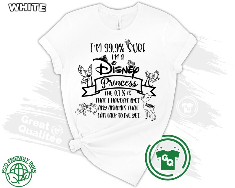 Disney Womens Girls Shirt I am A Disney Princess Graphic Tee Etsy