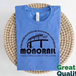 Monorail Disney Shirt, Monorail Disneyworld Family Shirt, People Mover Tee, Please Stand Clear Disney World Shirt