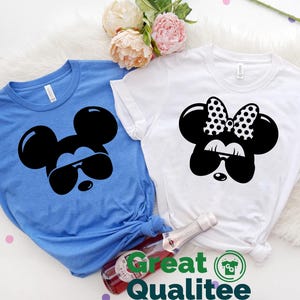 Disneyworld  Family Shirts, Disneyland Shirts, Minnie Disney Women Shirt, Mickey Sunglasses Men Shirt, Disney World Vacation Tees
