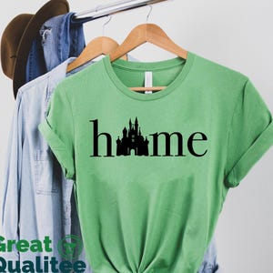 Disney Home Castle Shirt, Disneyworld Family Vacation Trip Womens Tee, Epcot Tees, Disneyland Matching Shirts Men Women Kids