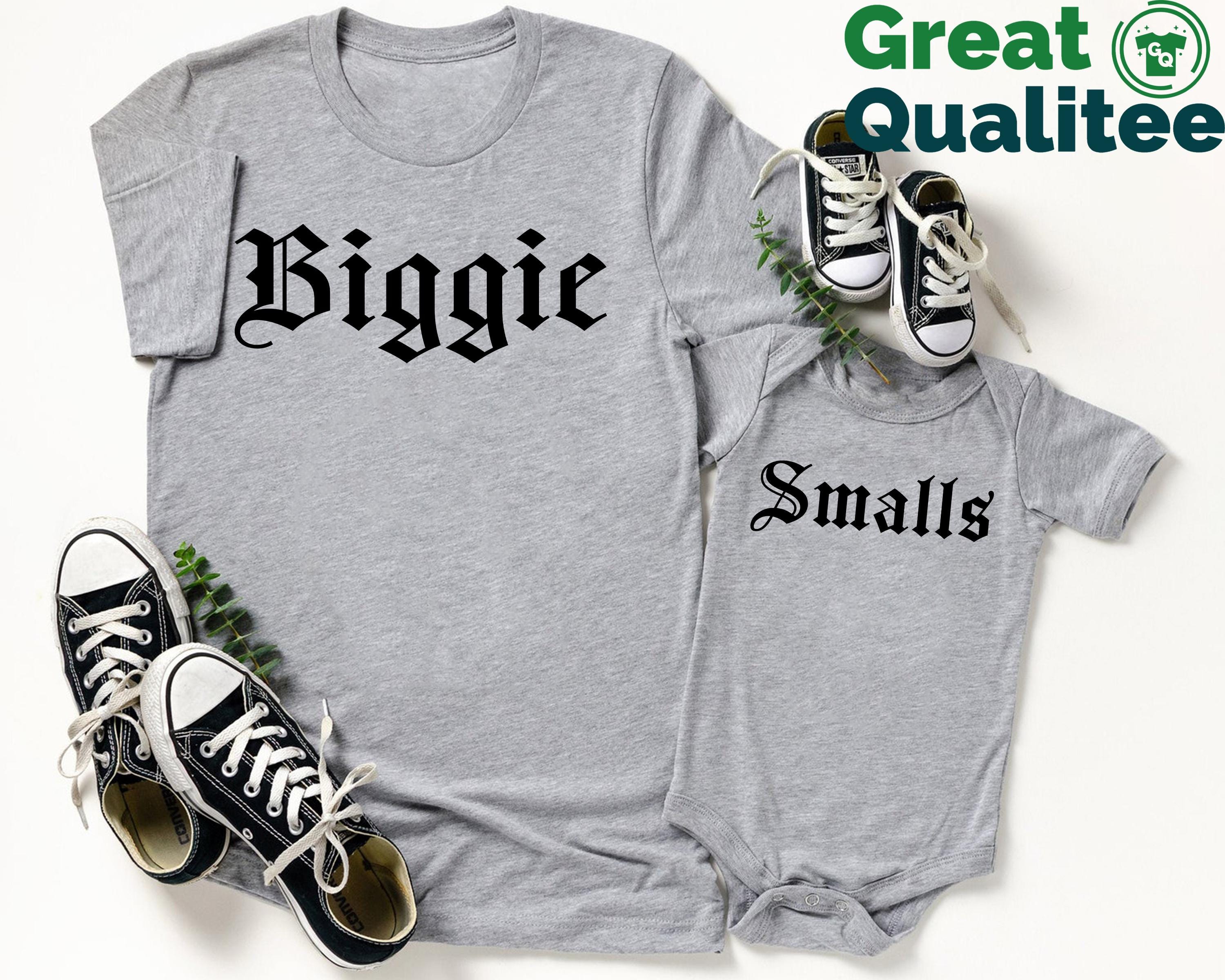 Biggie Smalls Shirt, Dad and Son Shirts, Dad and Daughter Shirts, Father's Day Gift, Big Bro Little Bro Matching Shirts, Brother Sister Tees