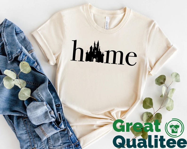 Disney Home Castle Shirt, Disneyworld Family Vacation Trip Womens Tee, Epcot Tees, Disneyland Matching Shirts Men Women Kids