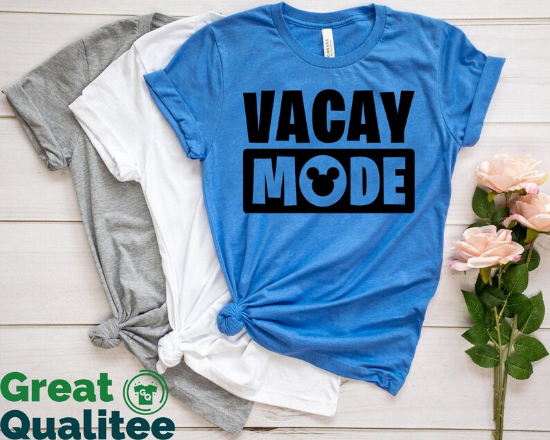 Vacay Mode Disney Shirt, Disneyworld Shirts, Disneyland Family Shirts, Disney Vacay Mode Trip Matching Tees