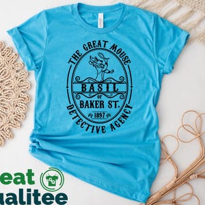 The Great Mouse Detective Agency Shirt, Disney Women Shirt, Basil of Baker Street, Disneyworld Shirts, Disneyland Shirt