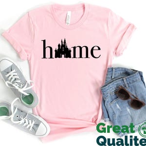 Disney Home Castle Shirt, Disneyworld Family Vacation Trip Womens Tee, Epcot Tees, Disneyland Matching Shirts Men Women Kids