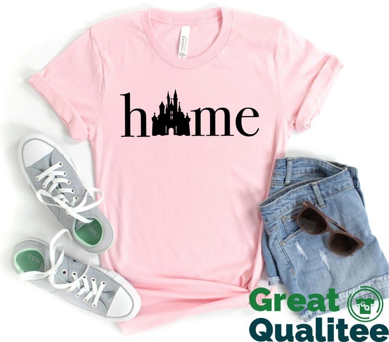 Disney Home Castle Shirt, Disneyworld Family Vacation Trip Womens Tee, Epcot Tees, Disneyland Matching Shirts Men Women Kids