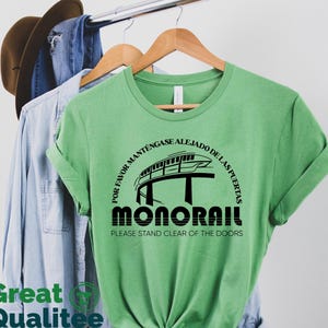 Monorail Disney Shirt, Monorail Disneyworld Family Shirt, People Mover Tee, Please Stand Clear Disney World Shirt
