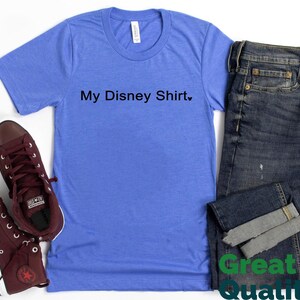 My Disney Shirt, Simple Disney Shirt, Minimalist Disney Tee, Disneyworld Shirt, Disneyland Shirt