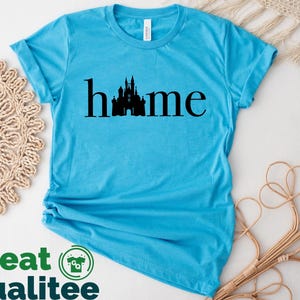 Disney Home Castle Shirt, Disneyworld Family Vacation Trip Womens Tee, Epcot Tees, Disneyland Matching Shirts Men Women Kids