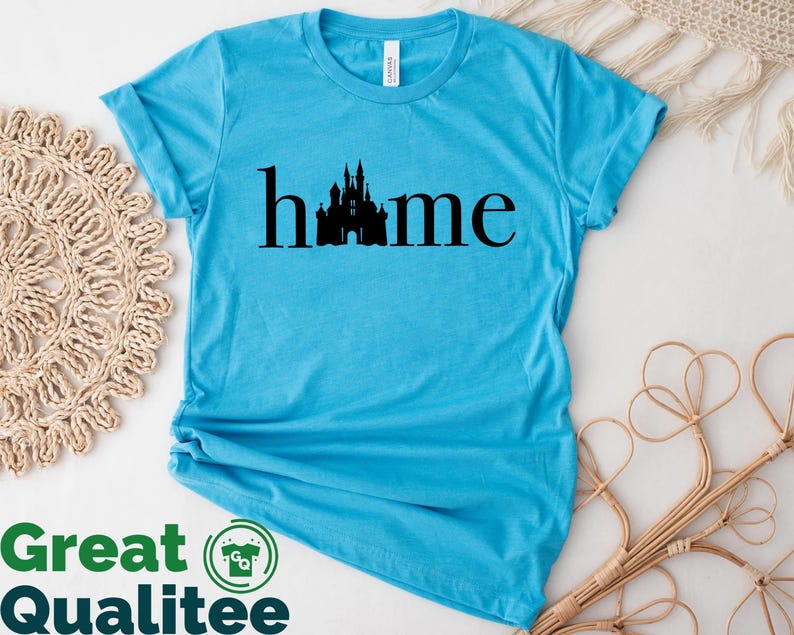 Disney Home Castle Shirt, Disneyworld Family Vacation Trip Womens Tee, Epcot Tees, Disneyland Matching Shirts Men Women Kids