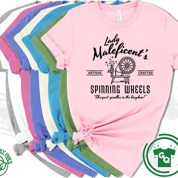 Lady Maleficent's Spinning Wheels Shirt, Disney Shirts, Disney Shirts for Women, Magic Kingdom Shirt, Villain Shirt