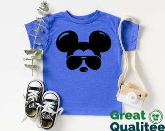 Mickey Disney Shirt, Mickey Sunglasses Matching Shirt, Disney World Tees, Disney Vacation T-Shirts, Disneyland Trip Shirts Men Women Kids