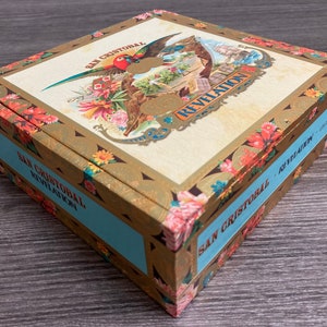 San Cristobal Revelation empty cigar box