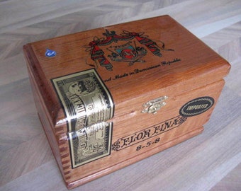 Empty Arturo Fuente 8-5-8 cigar box