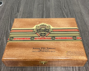 Ashton VSG Torpedo Empty Cigar Box