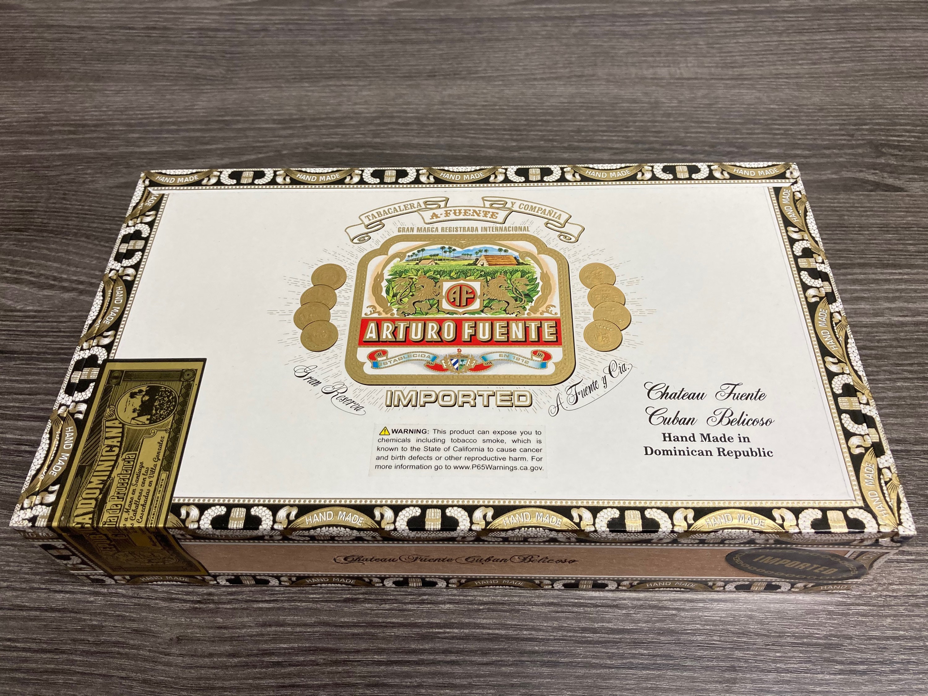 Arturo Fuente Sungrown Cigar Box - Etsy 