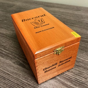 Baccarat Churchill Leere Zigarrenkiste