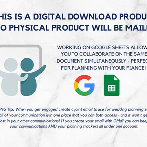 Wedding Vendor Payment Tracker, Wedding Spreadsheets, Wedding Planning Template, Google Sheets, Wedding Tracker, Vendor Deposit Schedule image 4